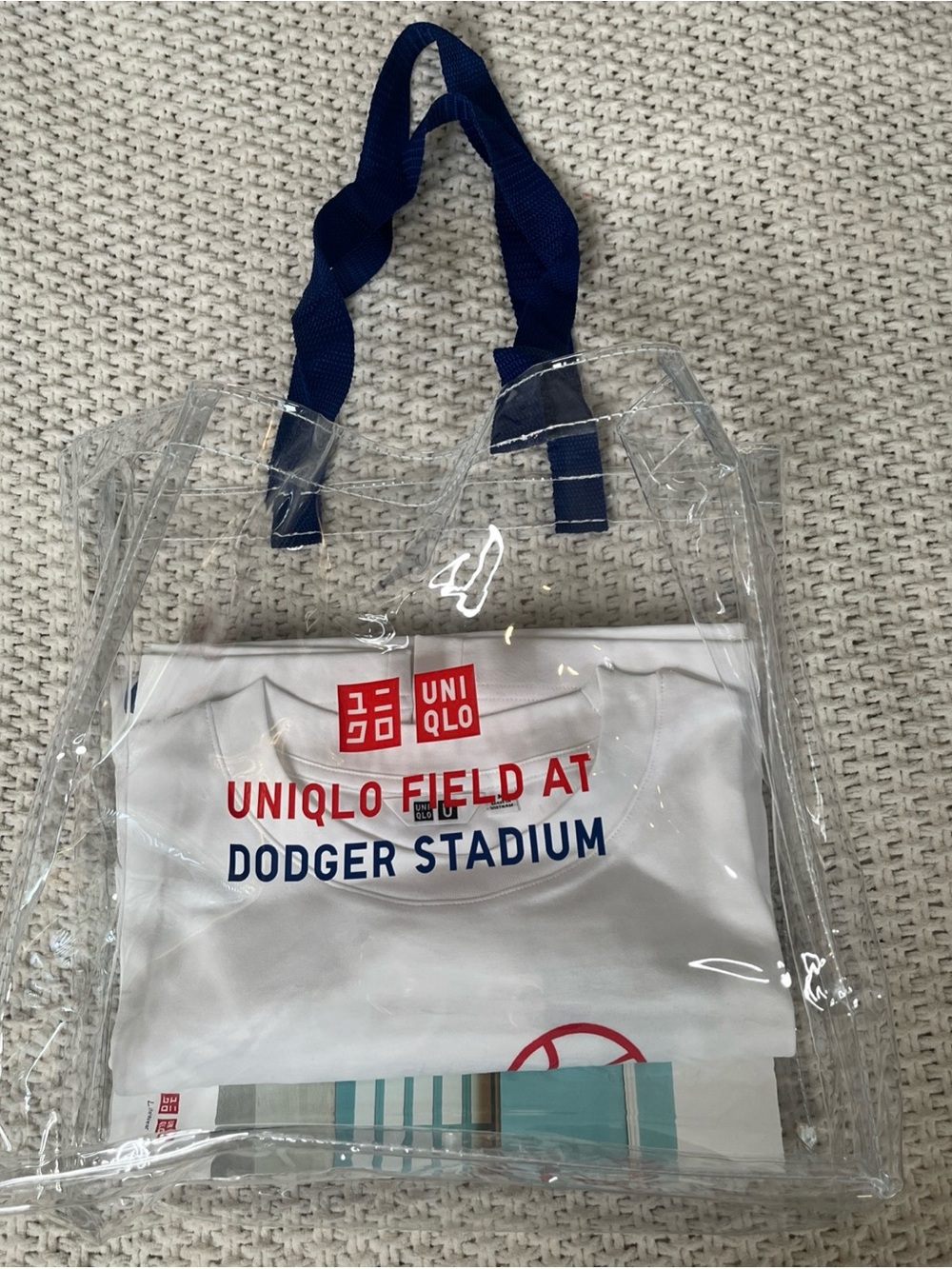 New Uniqlo Clear Tote & Official LA Dodger Uniqlo T-Shirt Bundle XL SGA 6/21/26
